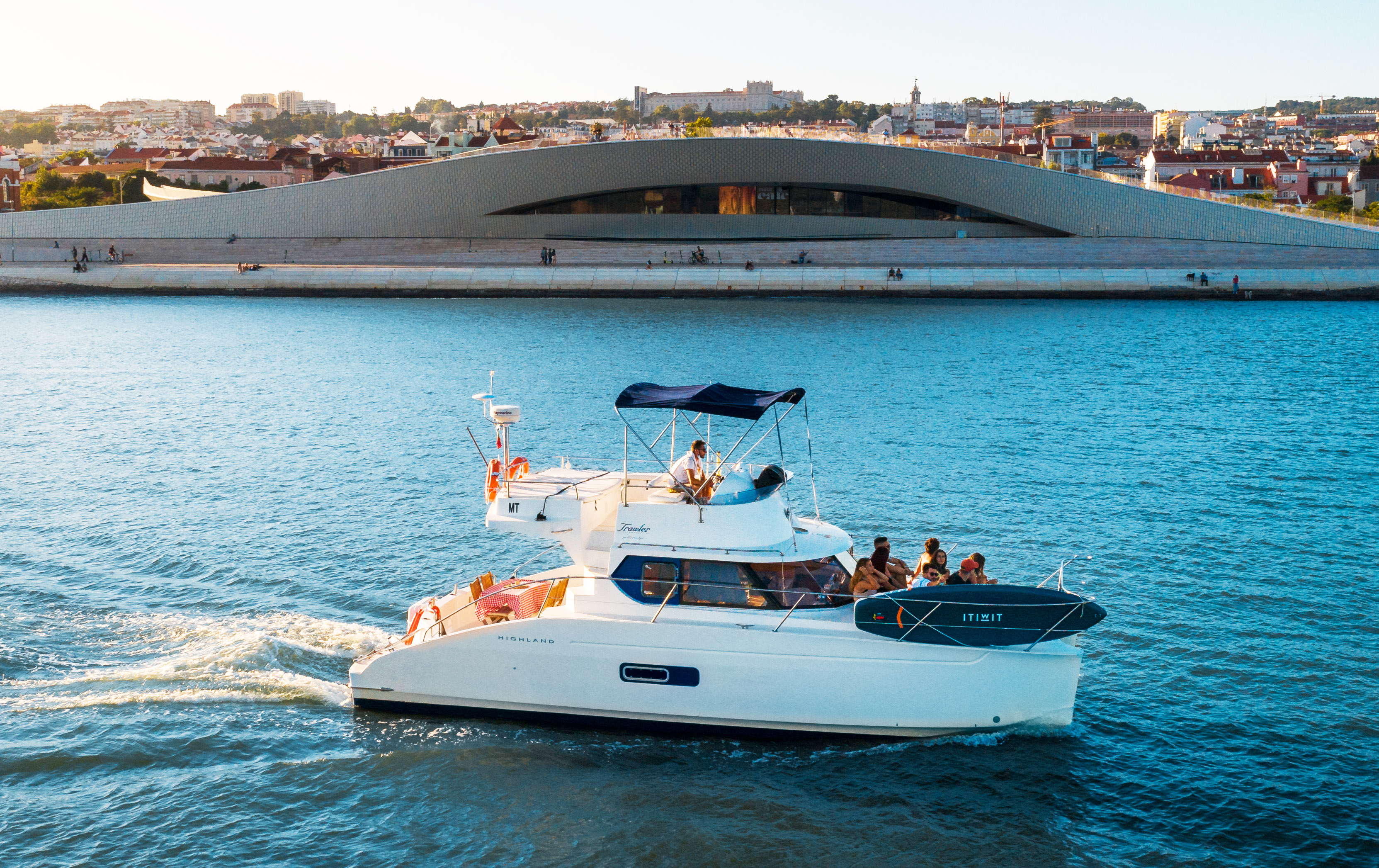 Fountaine Pajot Power Catamaran Boat Rental Lisboa Portugal — view 5