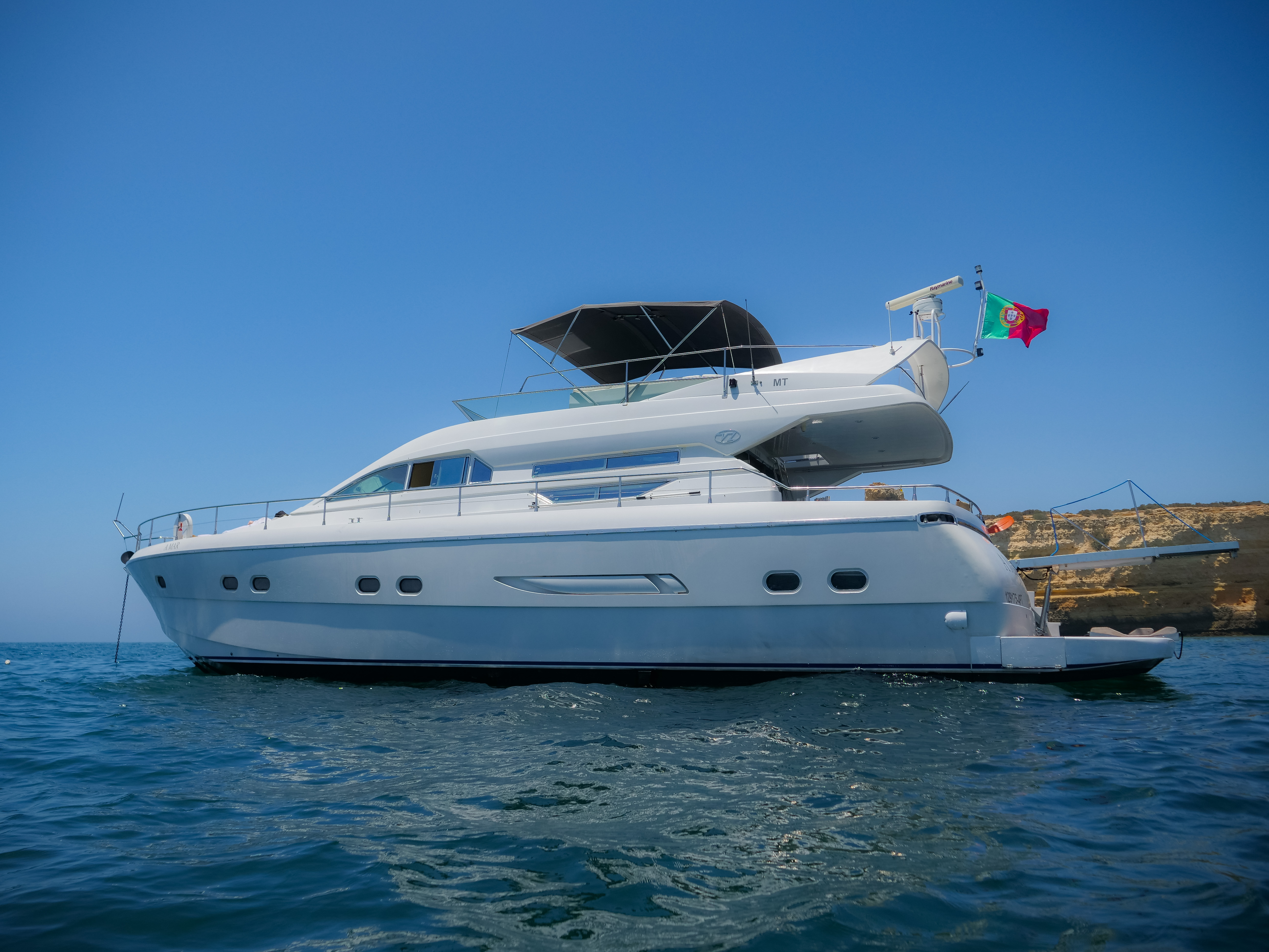 Luxury Flybridge 65 Boat Rental Algarve Portugal