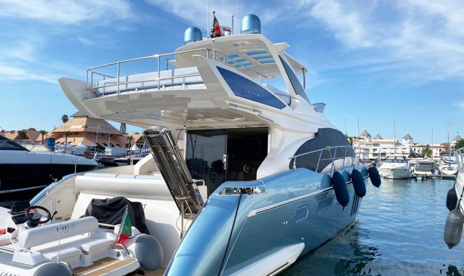 Azimut 60 Fly Boat Rental Algarve Portugal — view 2